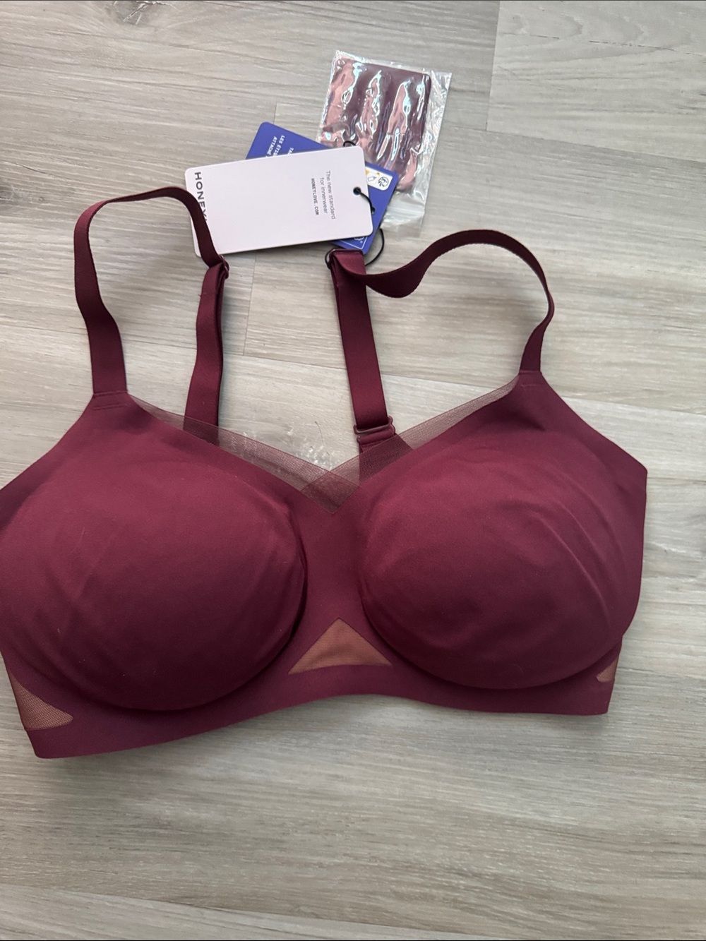 Honeylove Smooth Support Bra - Burgundy Wine
